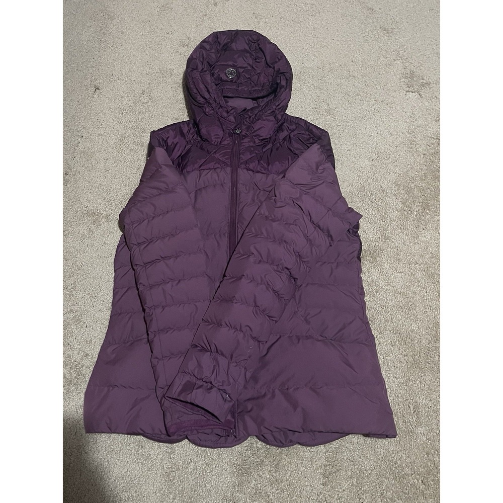 Lululemon Goose Down Fluffin' Awesome Jacket size 6 Small plum